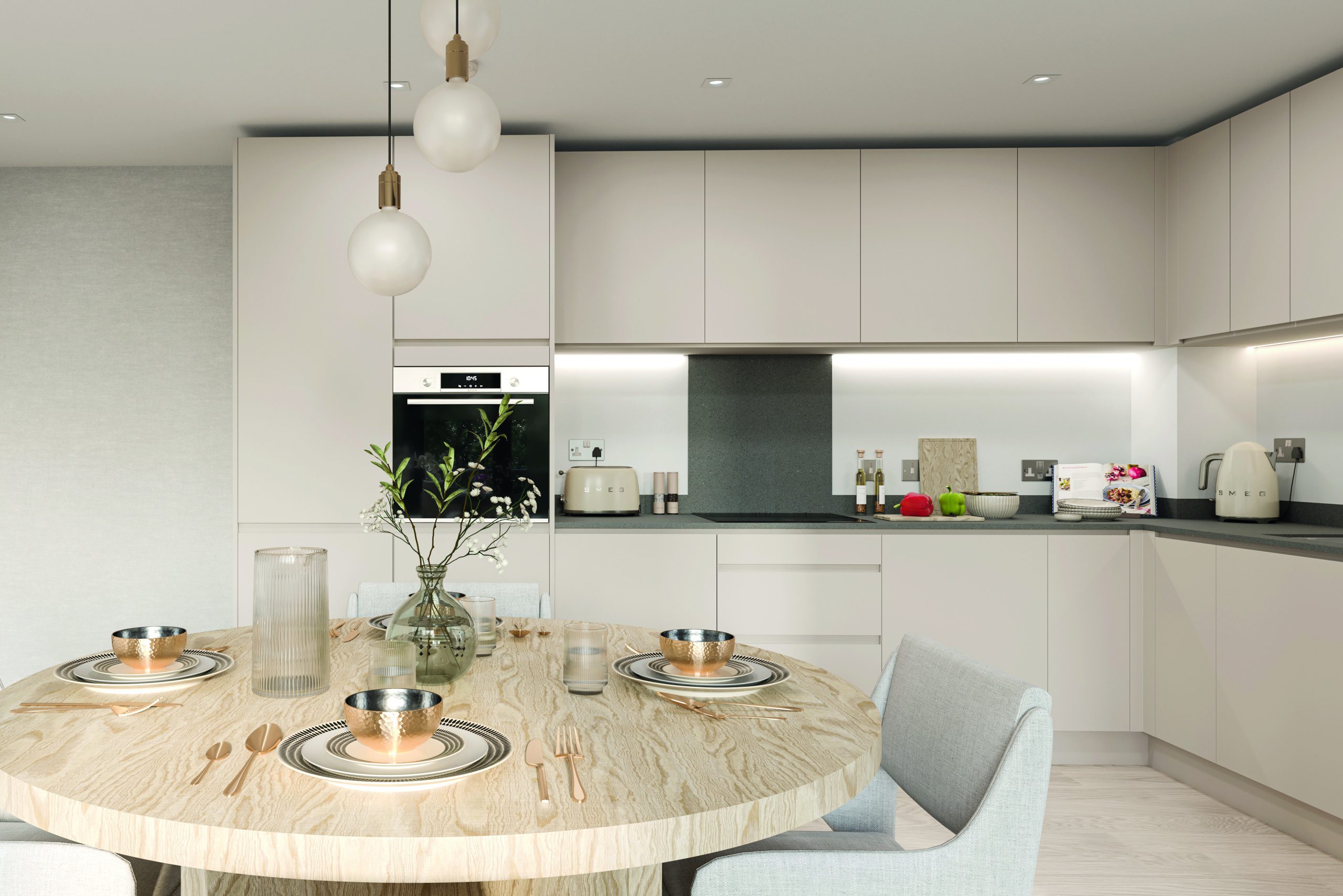 Gardenia Court - Plot 5 5 Qualis Condor 2BedApt B2 02 KitchenDining scaled